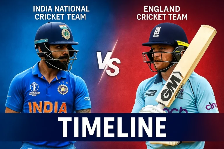 India vs England Cricket Timeline of Epic Battles