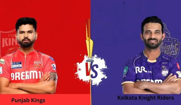 Punjab Kings vs Kolkata Knight Riders Timeline